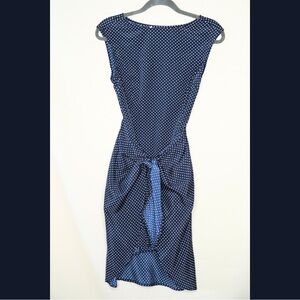 Michael Kors Backless Dress in Midnight Blue